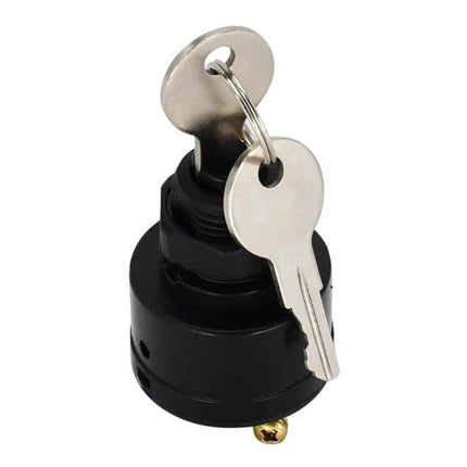 Mercury Outboard Start Key Switch Direct Replacement black ignition switch with two keys ready-to-install