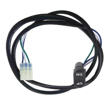 Honda Outboard Vertical Tilt Lift Switch Direct Replacement - replacement tilt/trim switch with wiring harness, OE 35370-ZW5-U026, tool-free install