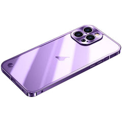 Rugged Metal and Frosted PC Shockproof Phone Case