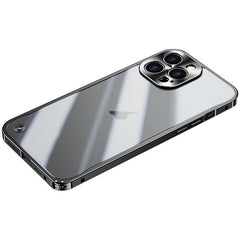 Rugged Metal and Frosted PC Shockproof Phone Case