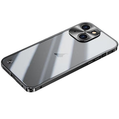 Rugged Metal and Frosted PC Shockproof Phone Case