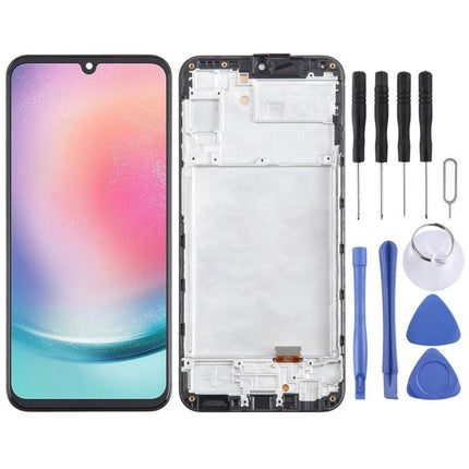 Replacement Screen for Samsung Galaxy Everyday Phone Use - front display and repair tools kit for cracked or unresponsive screens