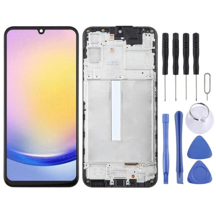 Replacement Screen for Samsung Galaxy Everyday Phone Use - front display, frame and repair tools kit