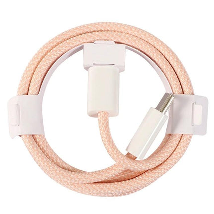 Braided USB-C Cable for Everyday Device Charging Needs – rose gold braided PD fast charging cable for phone and laptop