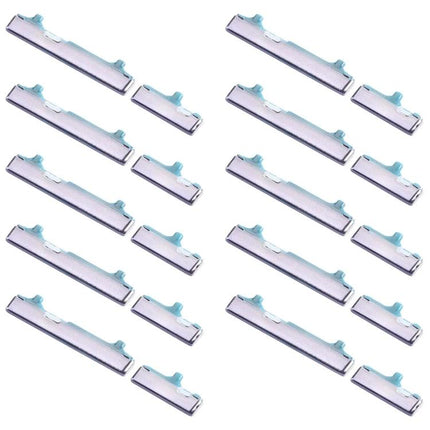 Daily Use Replacement Buttons for Samsung Galaxy Phones - silver power and volume button set for daily use restoration