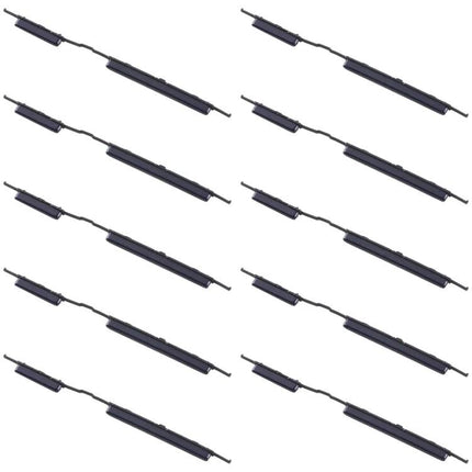 Daily Use Replacement Buttons for Samsung Galaxy Phones - black volume and power button flex cable set shown on white background