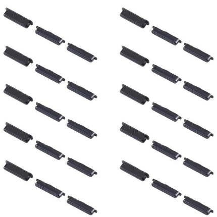 Essential Replacement Button for Daily Samsung Phone Use - pack of black power and volume button caps for Samsung phone repairs