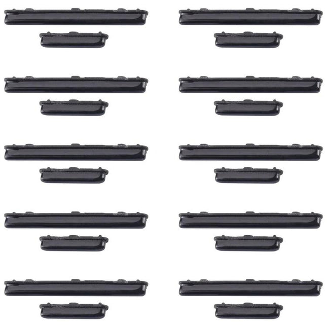 Essential Volume Buttons for Daily Samsung Phone Use replacement side volume and power button set, black spares for worn Samsung phones