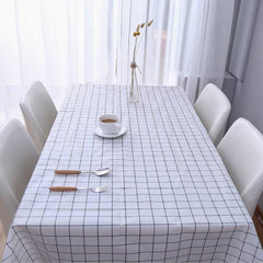 Chic No-Wash PVC Table Cover for Dining Protection