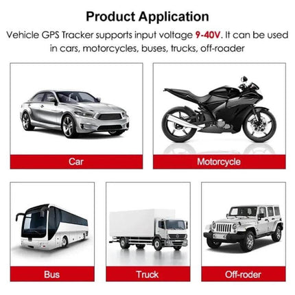 Mini Waterproof GPS Tracker for Real-Time Vehicle Monitoring used on cars, motorcycles, buses, trucks and off-roader for discreet 4G tracking