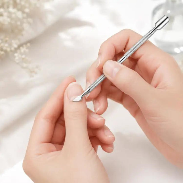 Stainless Steel Manicure Pusher and Dead Skin Remover Tool