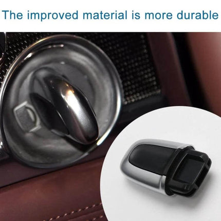 One-Button Start Ignition Switch Button For Cayenne visible installed in Porsche interior with durable ABS+PC finish