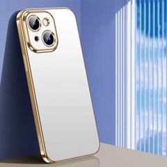 Frosted TPU Electroplated Phone Case for iPhone 15 Pro Max