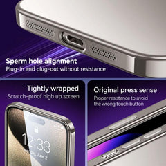 Frosted TPU Electroplated Phone Case for iPhone 15 Pro Max