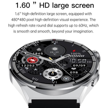 HDT Max Smart Watch for Daily Activity and Health Tracking - 1.60" HD large screen smartwatch showing activity, sleep and notification icons