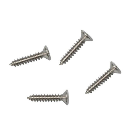 RV Hatch Semi-Circular Retainer Kit With Screws For RV Doors - set of stainless screws for reinforced nylon retainer, prevents door over-extension