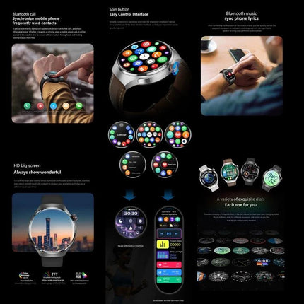 G4 Bracelet for Daily Health Monitoring and Connectivity showing smartwatch face, app icons, sleep and heart rate tracking