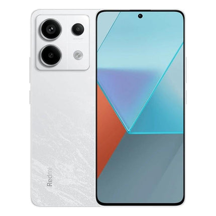 Xiaomi Redmi Note 13 Pro Smartphone for Daily Connectivity and Tasks - white front and back view showing display and camera module