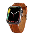 For Apple Watch Series 7 45mm / 6 & SE & 5 & 4 44mm / 3 & 2 & 1 42mm / Brown