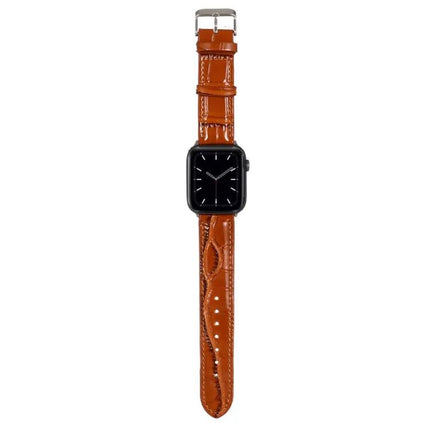 Crocodile Leather Wrist Strap For Apple Watch 42/44/45mm