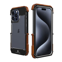 Coque de téléphone en métal et bois Ironwood Generation de R-JUST