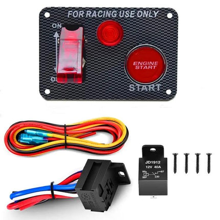 12V Car Racing Ignition Switch Panel With Engine Start Button