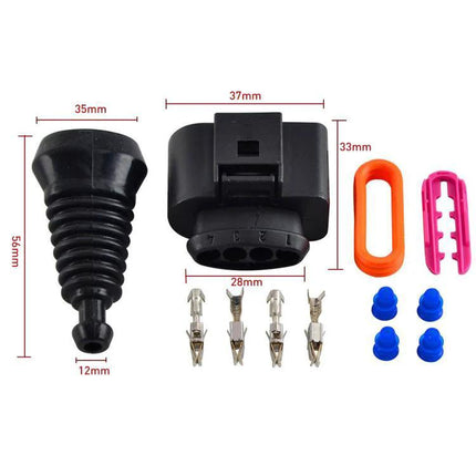 Car Maintenance Kit for Reliable Everyday Driving ignition coil connector replacement kit for Audi Volkswagen with terminals and seals