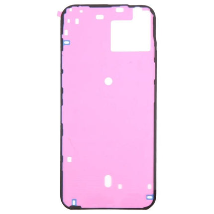 Replacement Adhesive for iPhone Back Covers in Daily Repairs pink adhesive gasket for securing iPhone back cover during home or workshop repairs