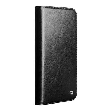 QIALINO Genuine Leather Phone Case With Built In Stand For Daily Protection On The Go