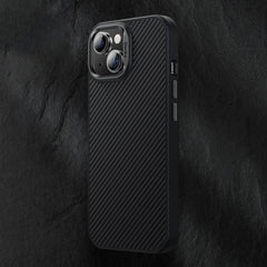 Kevlar Carbon Fiber Shockproof Case with MagSafe for iPhone 15 Pro Max