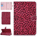For 8 inch Universal Tablet PC / Red Pink Leopard