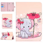 For 8 inch Universal Tablet PC / Elephant Flowers