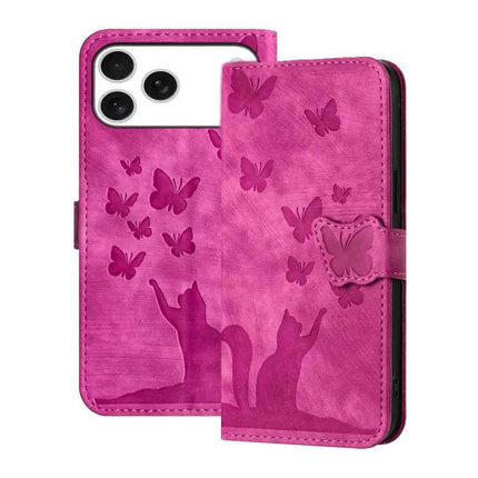 Butterfly Embossed Leather Phone Case For Everyday Carry