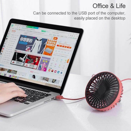 Portable Car Air Outlet Fan With LED Light For Car Comfort USB-powered compact fan clipped to car vent or desktop for targeted cooling and cabin illumination