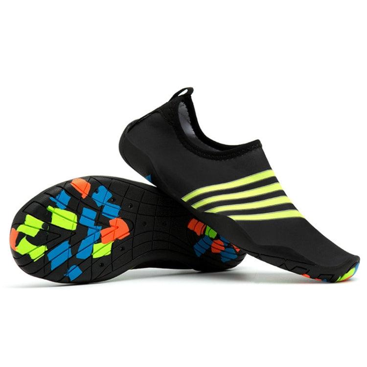 Non-Slip Rubber Beach Diving Shoes with Printed Pattern and Thick Sole for Men - Comfortable Swim Socks