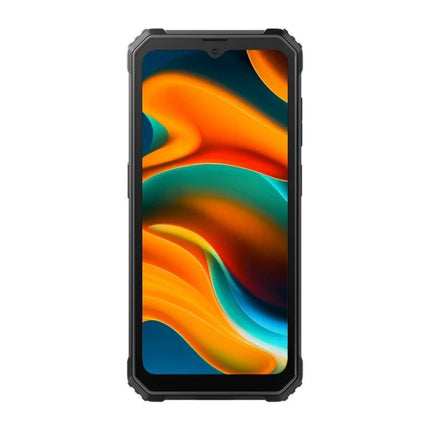 A Blackview phone for daily use in tough conditions showing rugged design, shatterproof frame and colorful display for outdoor use