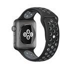 For Apple Watch Series 7 41mm / 6 & SE & 5 & 4 40mm / 3 & 2 & 1 38mm / Black Grey