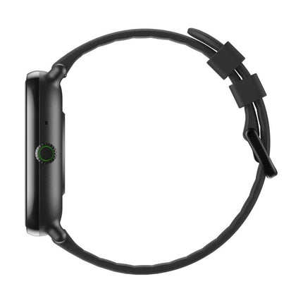 Zeblaze Smart Watch for Daily Fitness and Activity Tracking side profile showing black band and digital crown for everyday use