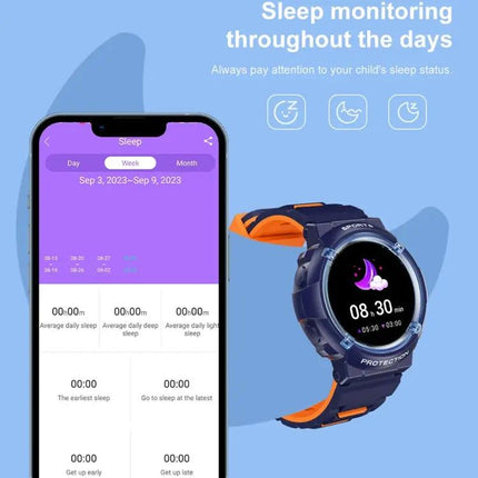 Children Smart Watch With 1.2 Inch Round Screen And Sleep Monitor