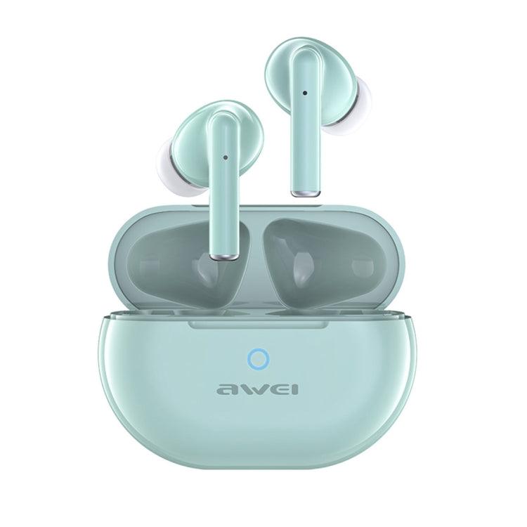 Awei T61 Pro TWS Earbuds with Dual Microphone and Noise Cancellation Technology Mint Green