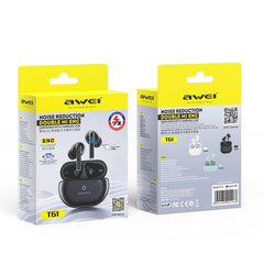 Awei T61 Pro TWS Earbuds with Dual Microphone and Noise Cancellation Technology