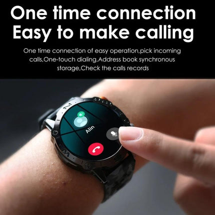 Reliable Smart Watch for Everyday Health Tracking and Connections showing incoming call screen with one-touch dialing