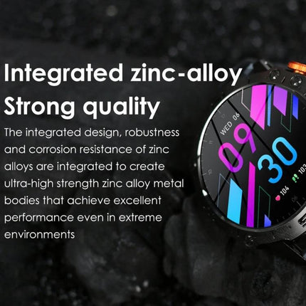 Reliable Smart Watch for Everyday Health Tracking and Connections showcasing zinc-alloy body, colorful digital display, heart-rate and notification features