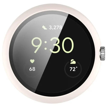 Pixel Watch 2 Full Cover PC And Tempered Glass Case