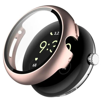 Pixel Watch 2 Full Cover PC And Tempered Glass Case