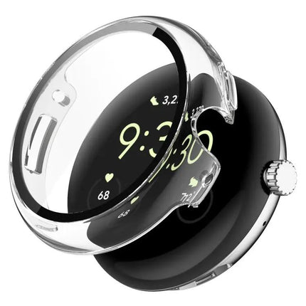 Pixel Watch 2 Full Cover PC And Tempered Glass Case