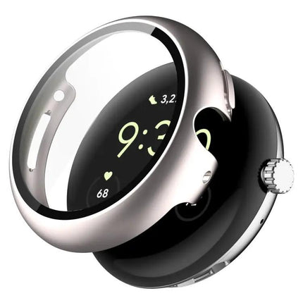 Pixel Watch 2 Full Cover PC And Tempered Glass Case