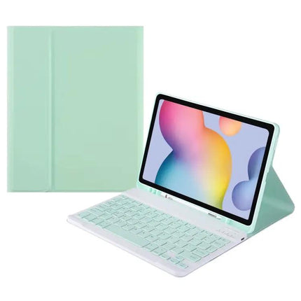 Bluetooth Keyboard Leather Case for Samsung Galaxy Tab S9 FE+