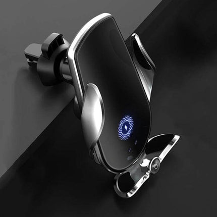 Infrared Induction Wireless Car Vent Holder With Fast Charging automatic clamp wireless charger mounted on car vent
