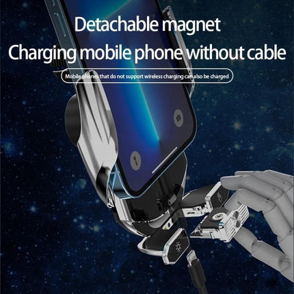 Infrared Induction Wireless Car Charging Holder for Air Outlet vent-mounted detachable magnet wireless charging phone holder